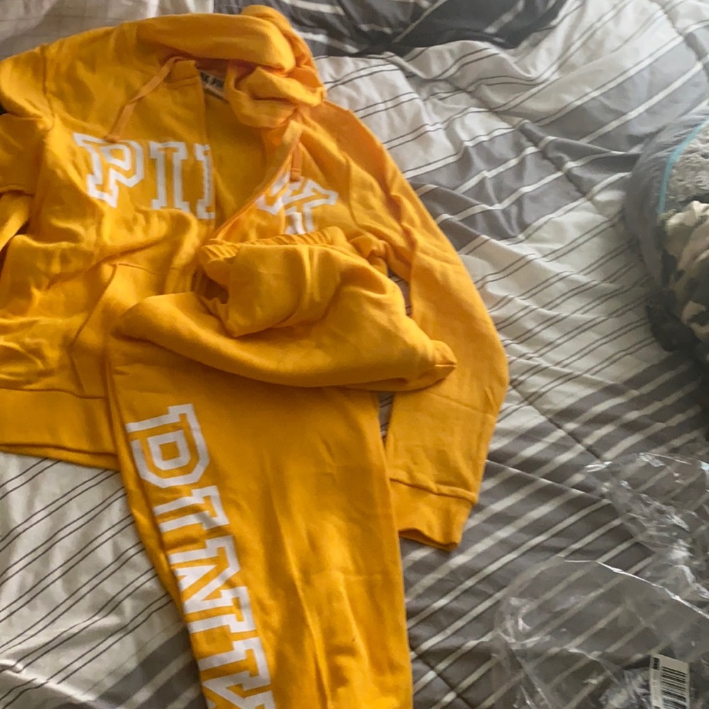 Victoria’s Secret pink sweatsuit